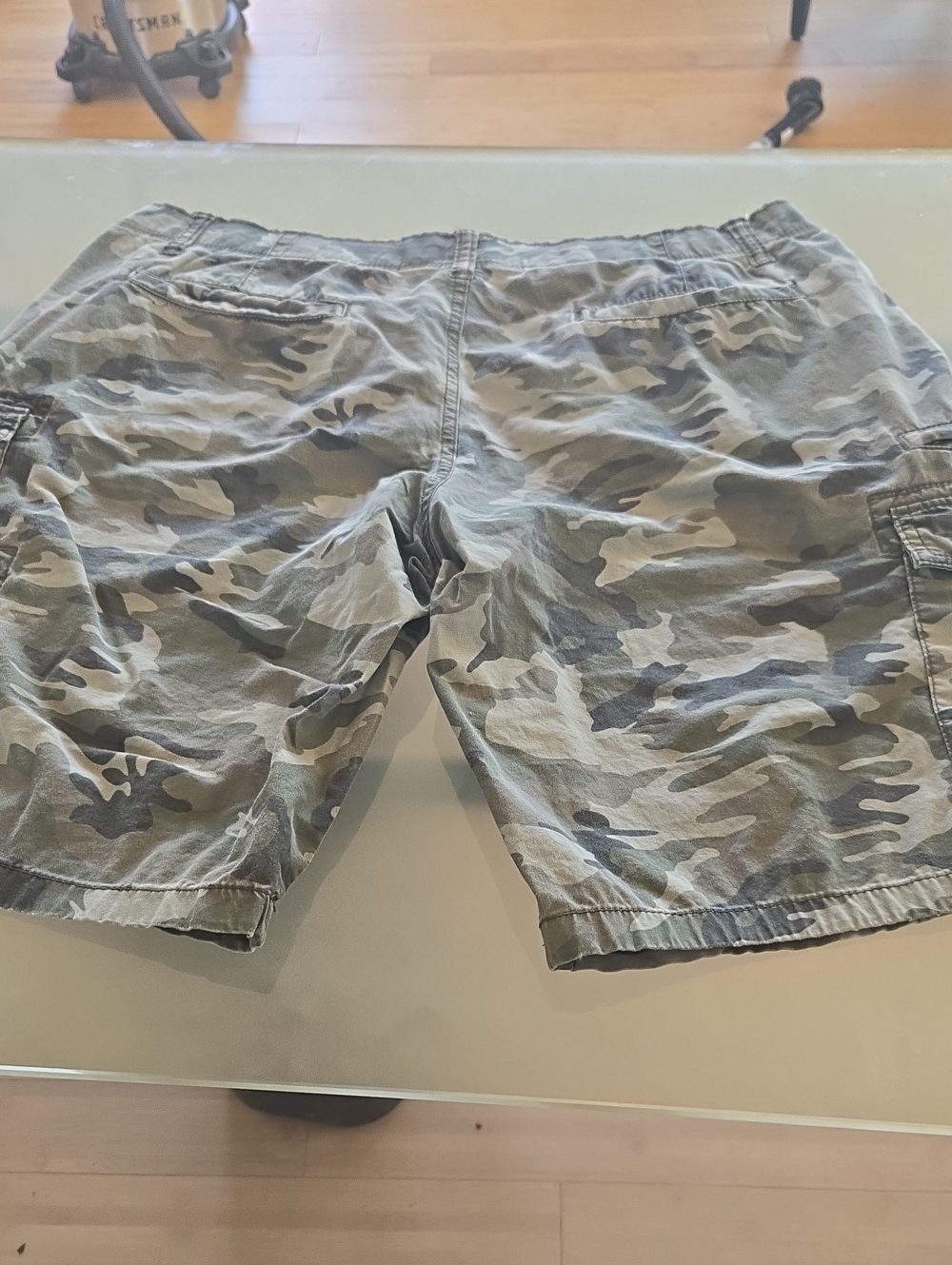 Men's Camo Cargo Shorts in Olive Camo - Utility Style